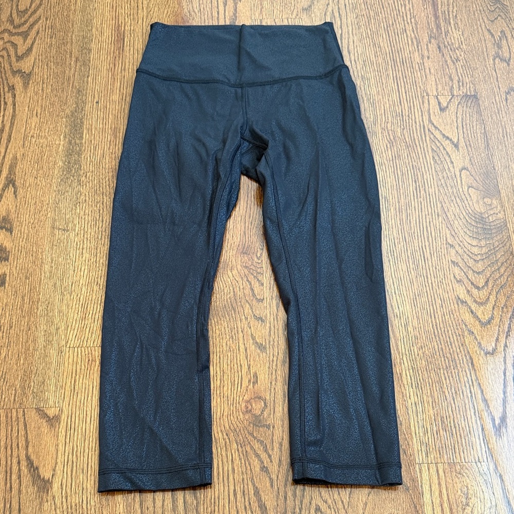 Lululemon wunder under crop high rise leggings